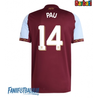 Aston Villa Pau Torres #14 Tricou Fotbal Replică 2025-26 Barbati Acasa
